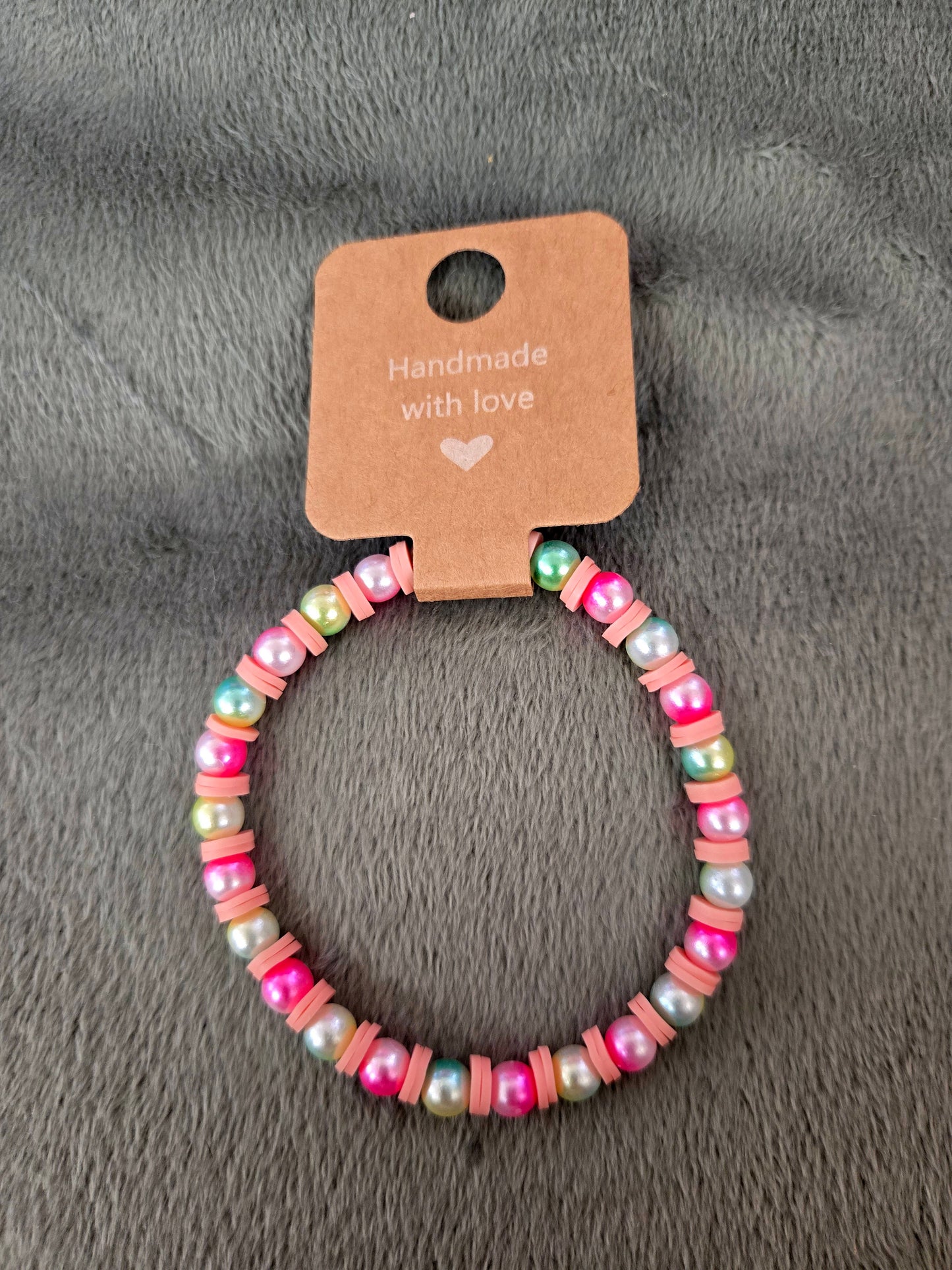 Multicolored beaded bracelet