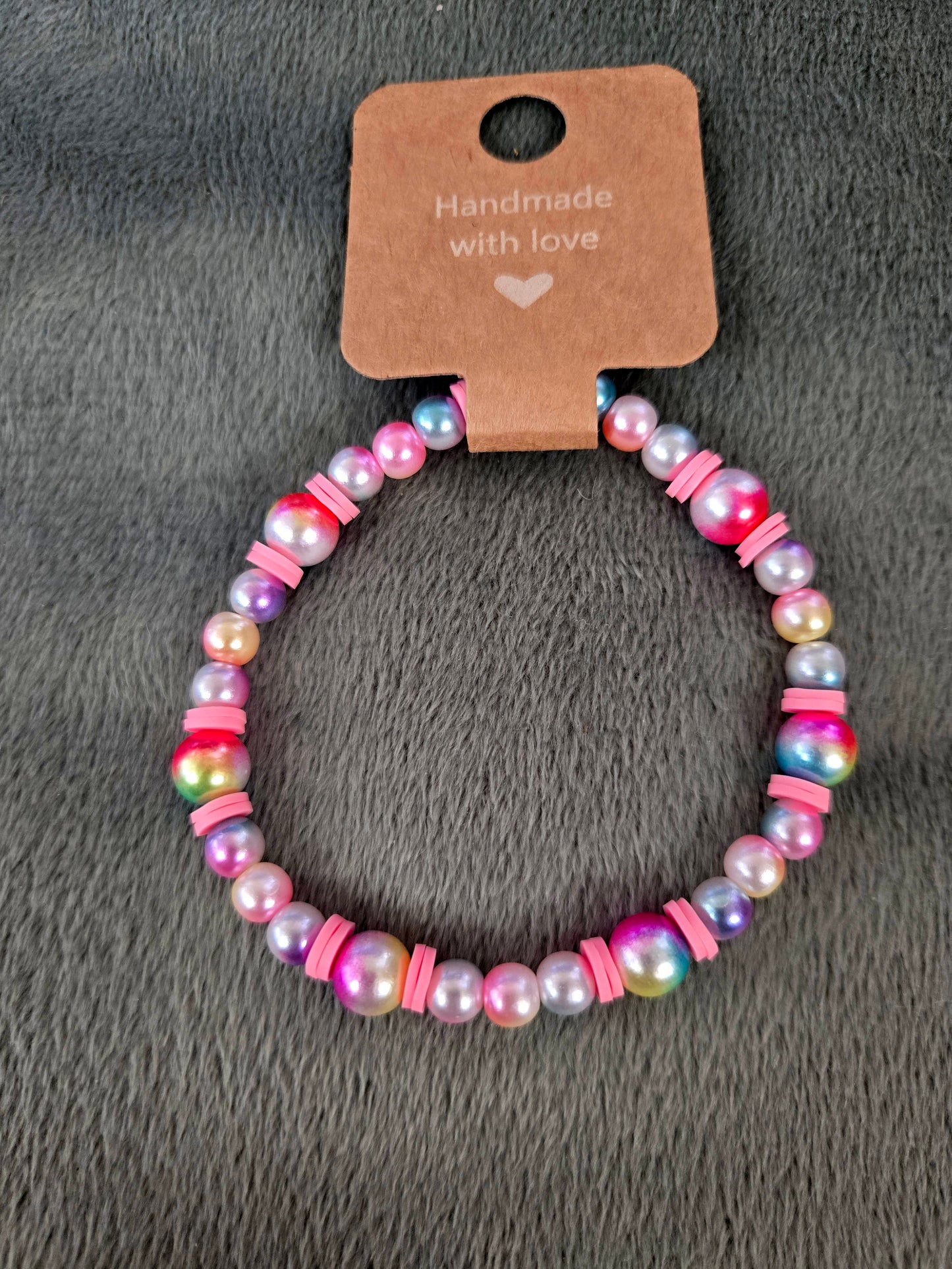 Multicolored beaded bracelet